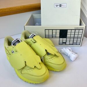 NWT Eames x Reebok Collab Sneaker Aloe Yellow Green Neon Sneakers Unisex shoes